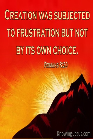 Romans 8:20 Creation Was Subjected To Frustration (windows)08:25
